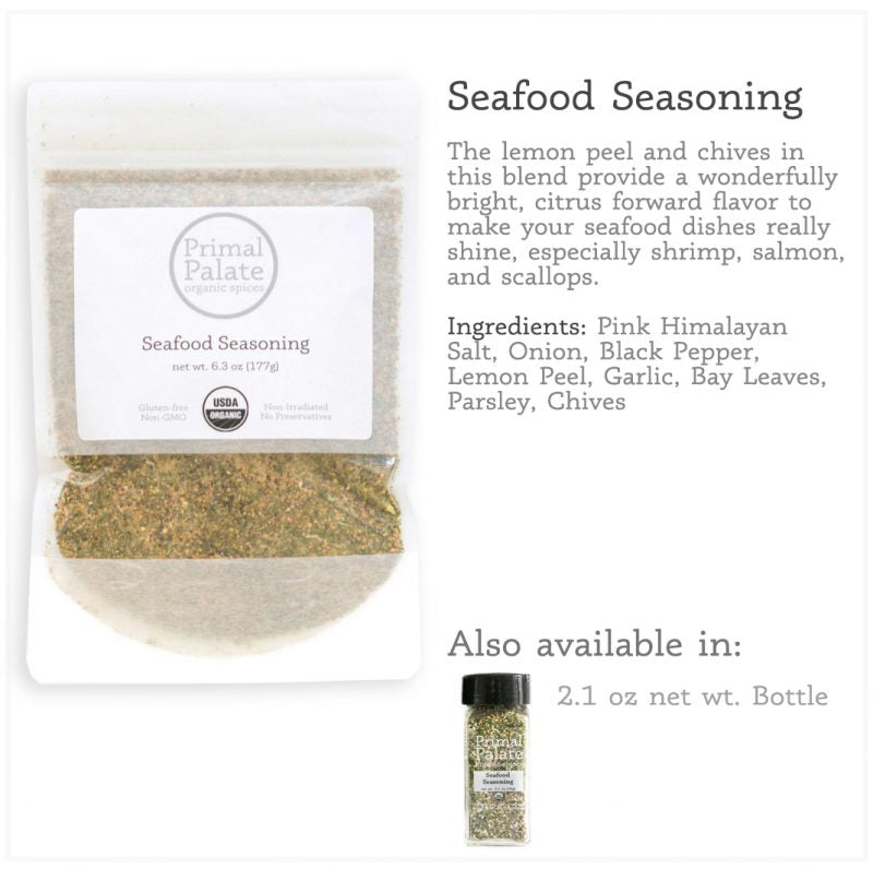 Pacific Seafood Seasoning, Artisanal Spice Mix