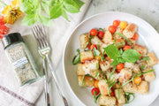 10 Minute Cauliflower Gnocchi with Tomatoes and Basil