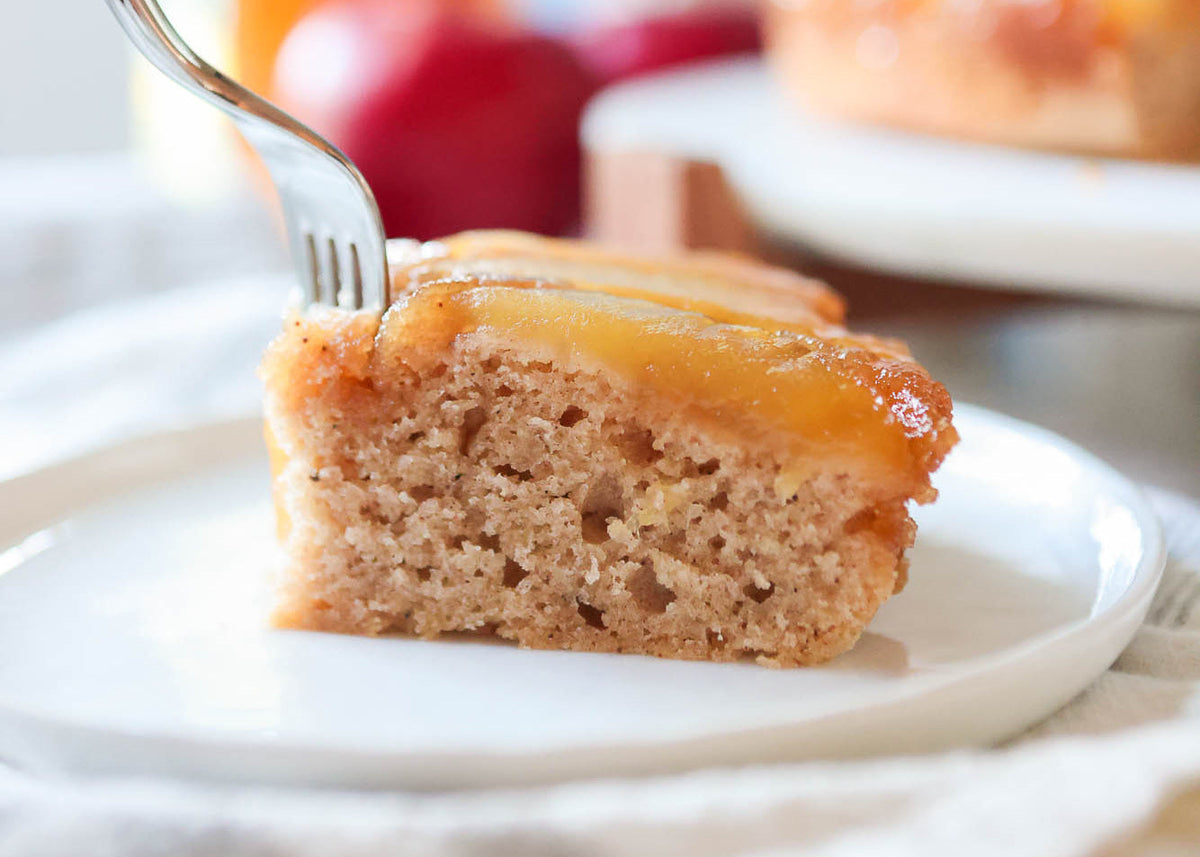 Gluten-Free Upside-Down Apple Honey Cake