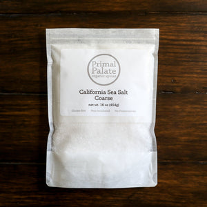 California Sea Salt, Coarse, 16 ounce bag