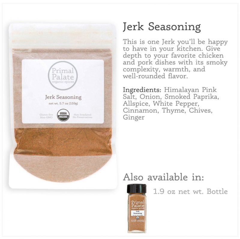 Jerk Seasoning Resealable Bag