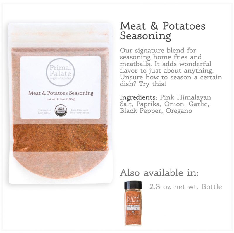 Meat & Potatoes Seasoning Resealable Bag