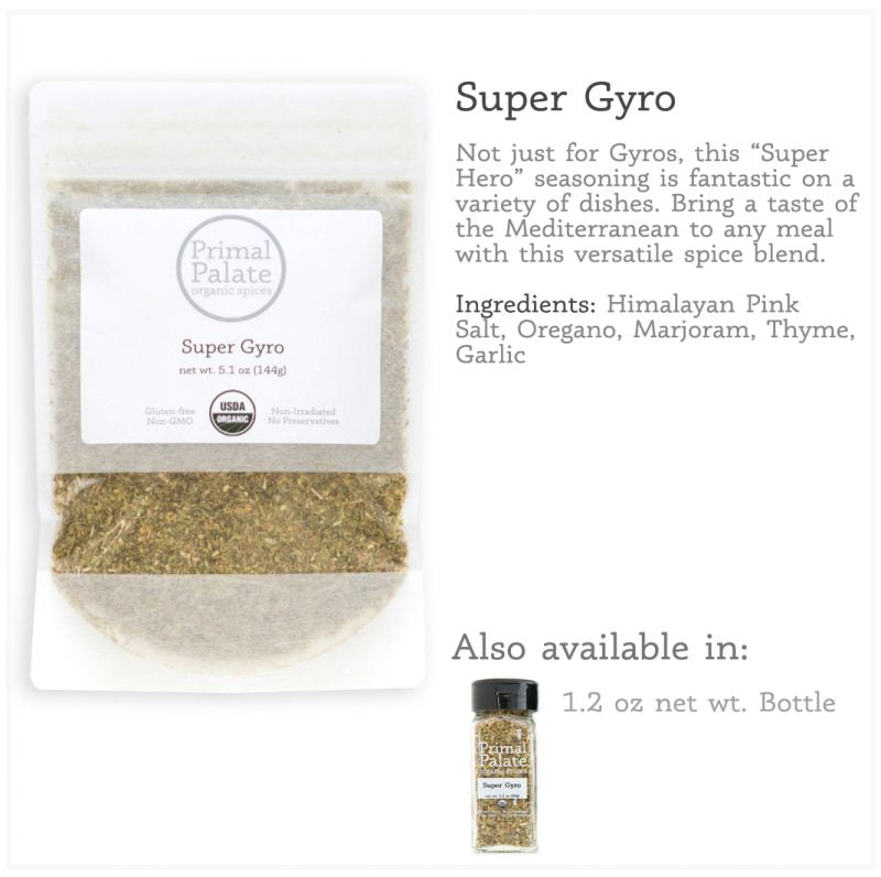 Super Gyro Seasoning Resealable Bag