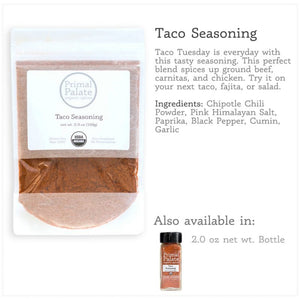 Taco Seasoning Resealable Bag